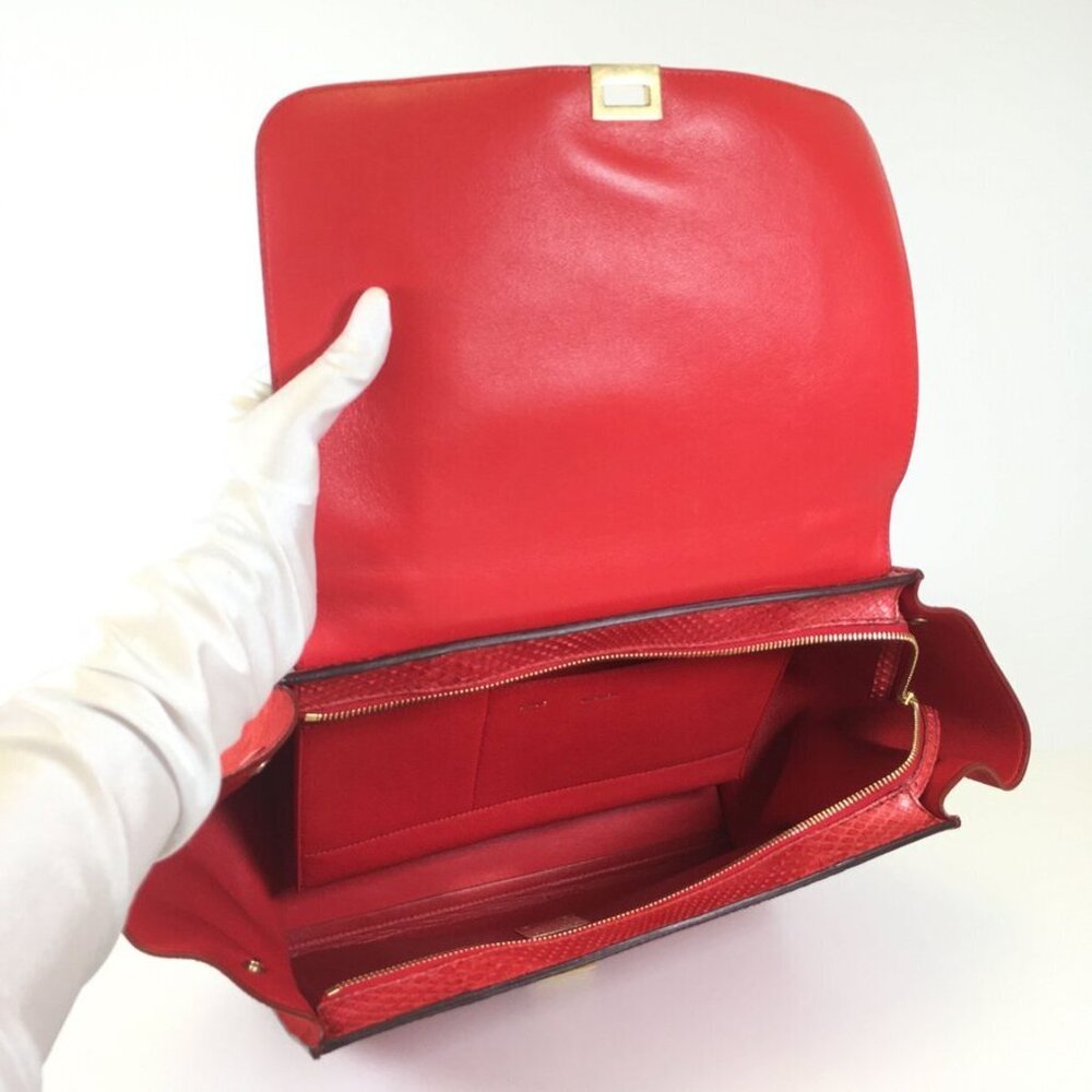 Celine Medium Python Trapeze - image 6